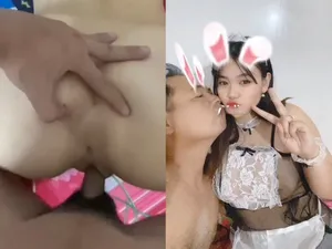 ông chồng đi làm xa, vợ yêu ở nhà mây mưa với trai